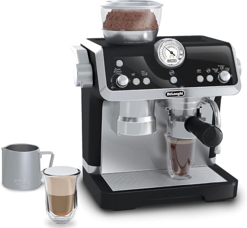 Casdon DeLonghi La Specialista Barista Coffee Machine Toy Coffee Machine For Children Aged 3+ Features Realistic Sounds & Magic Coffee Reveal!