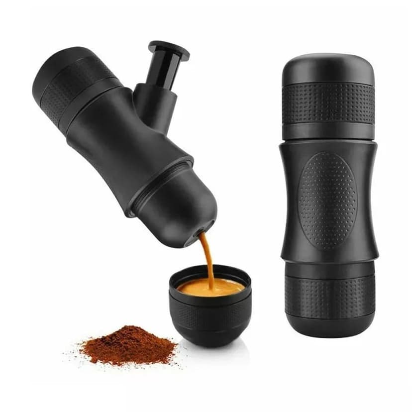Portable Mini Espresso Machine Italian Travel Small Coffee Machine Integrated Manual Car Outdoor Coffee Machine ,RV, Hiking, Office