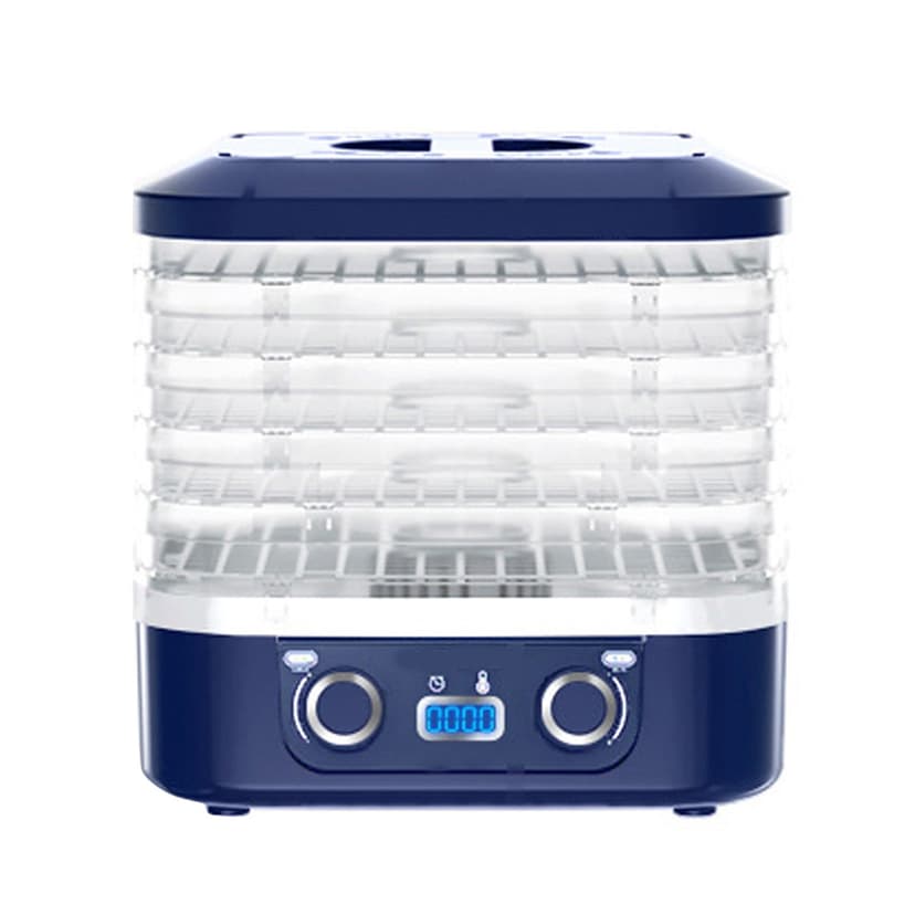 Digital Dryer Layer Fruit Dryer Adjustable Temperature Meat Dryer Home Kitchen Compact Food Dehydrator Blue