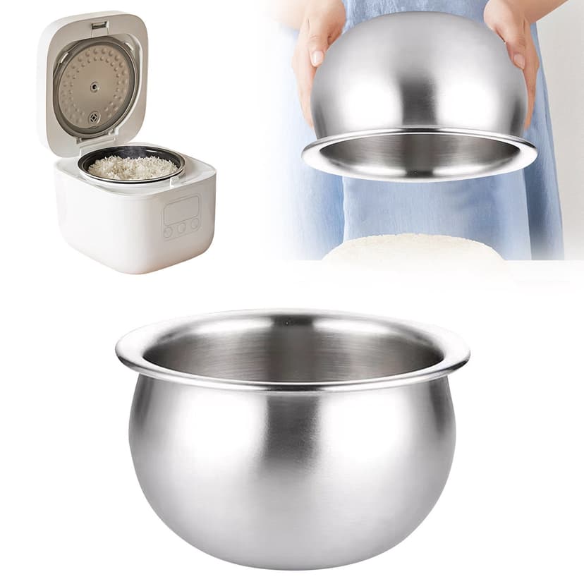 Stainless Steel Inner Pot for Rice Cooker Durable Bakeware for Everyday Cooking and More