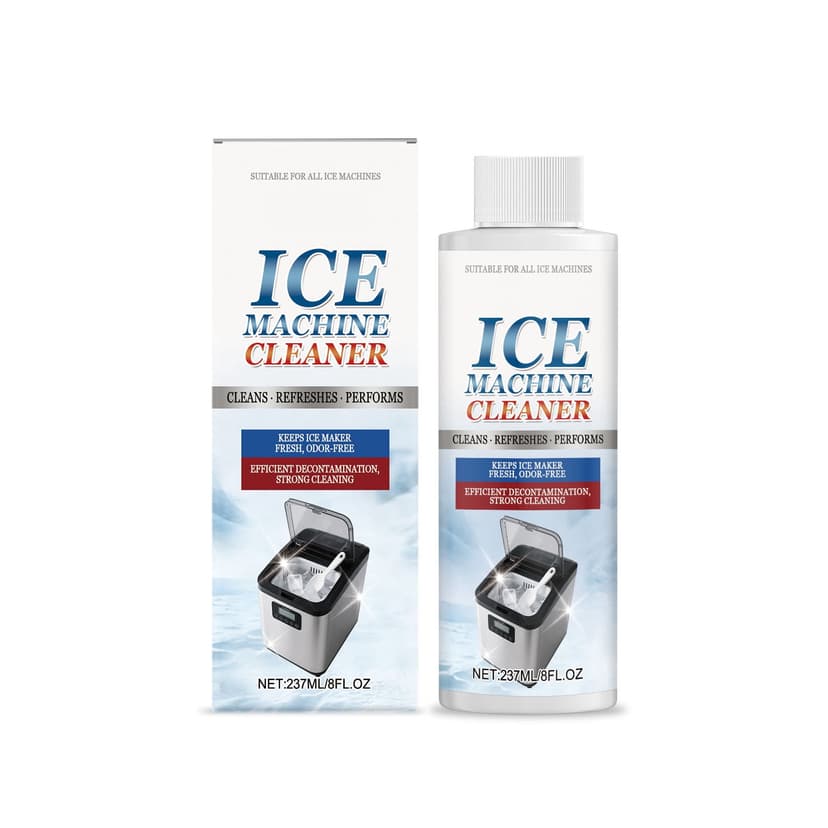 YFGEFTR Ice Machine Cleaner, Portable Nugget Ice Maker, Remove Hard Water Buildup, Deep Cleaning, for Countertop, Nugget Ice Makers