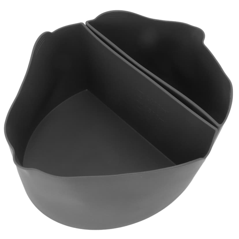 2 Pack Slow Cooker Divider, 2 In 1 Cooker Liners Divider Leakproof Dishwasher Safe Silicone Crockpot Divider With Handle Easy To Use For 6 Quart Pot Cooker