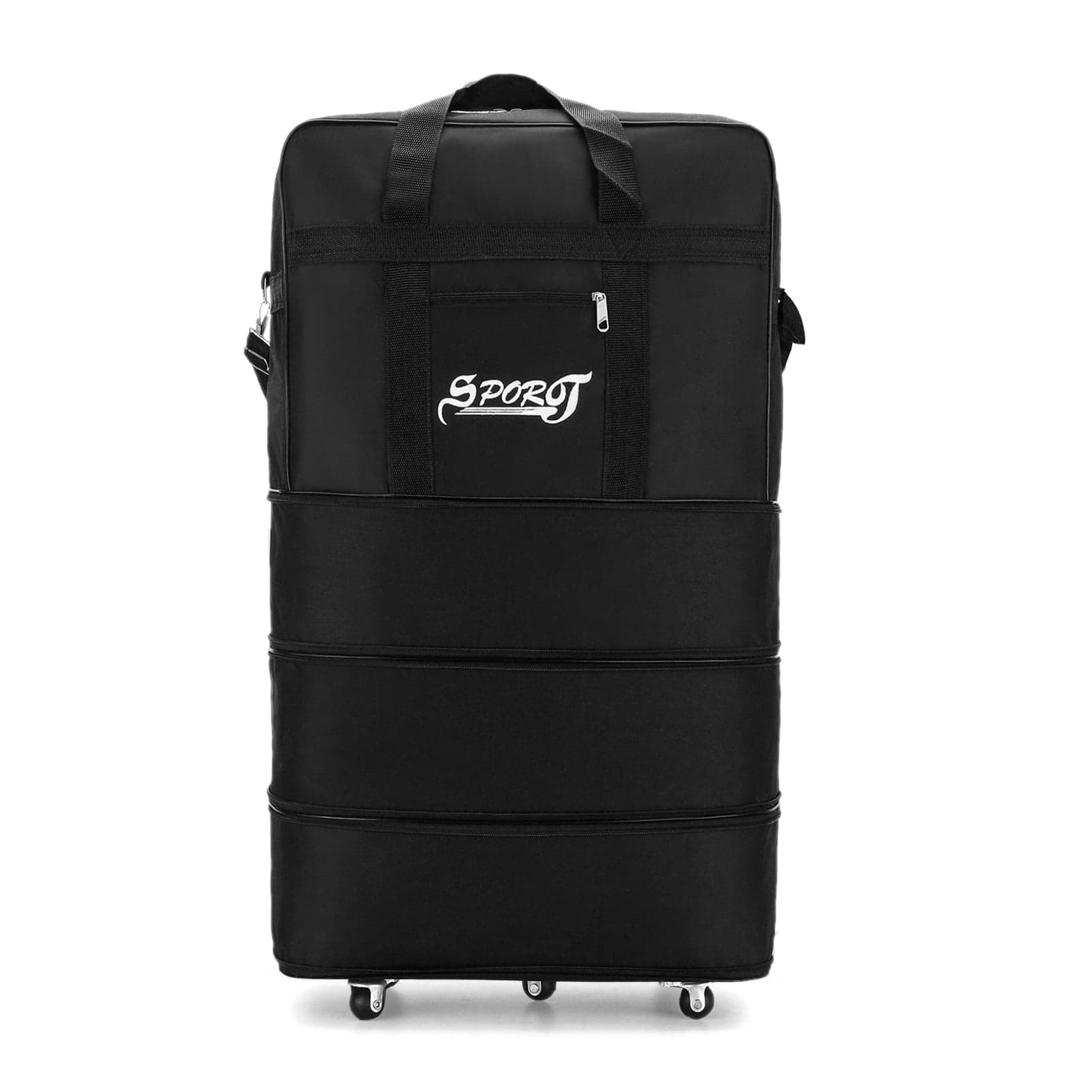 Amdohai Expandable Suitcase Bag Foldable Rolling Luggage Bag for Travel Business