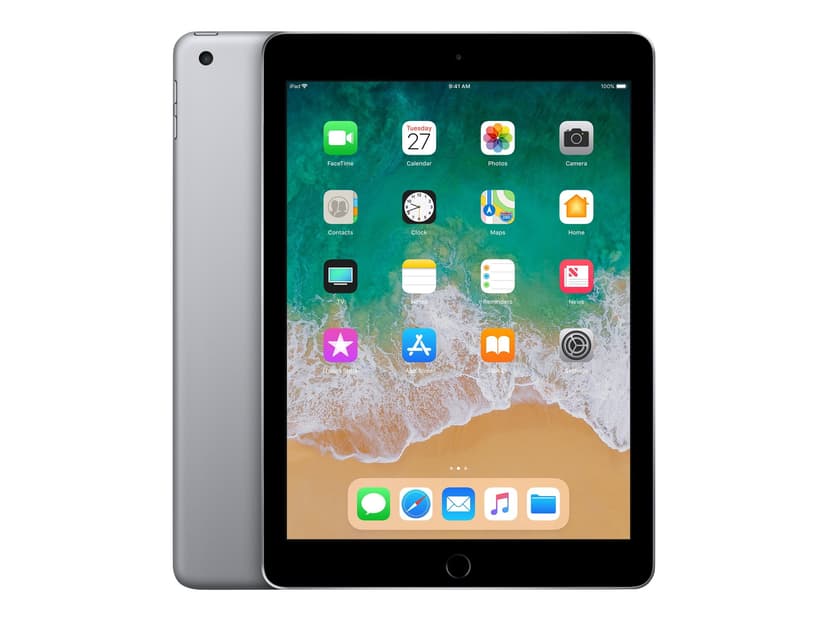 Restored Apple iPad 6th Gen 32GB Wi-Fi, 9.7in - Space Gray (Refurbished)