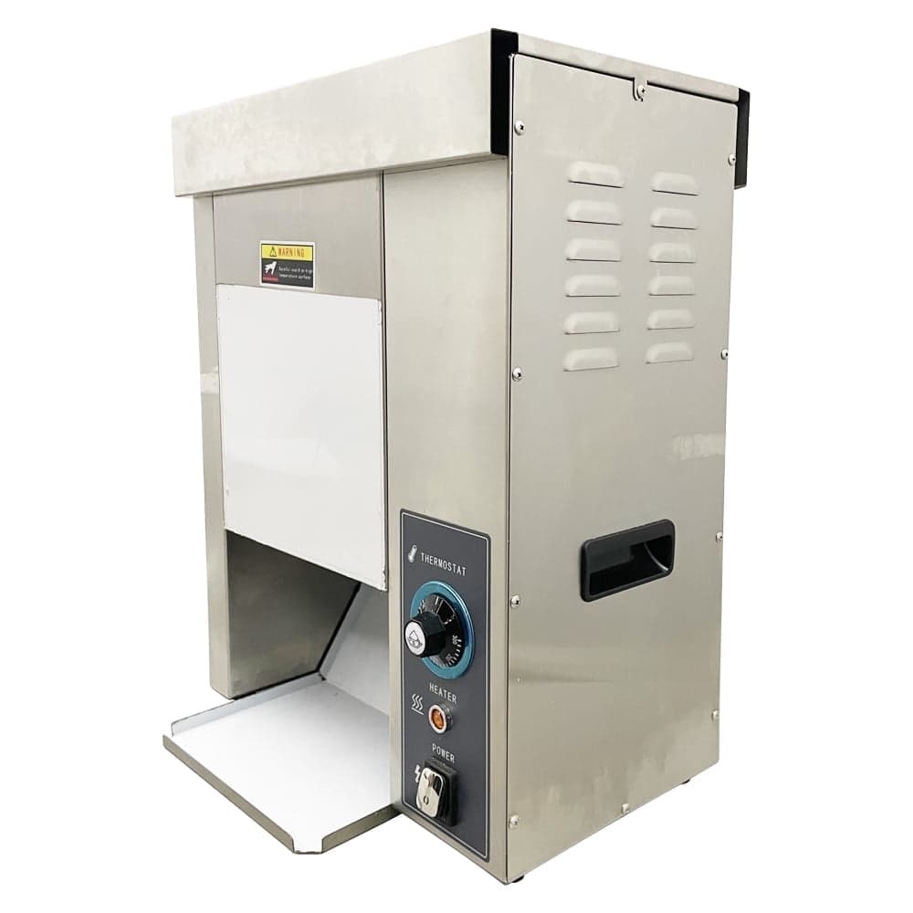 Preasion Vertical Electric Hamburger Toasting Machine, Stainless Steel with Adjustable Temperature and Thickness, 110V