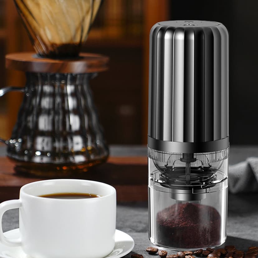 Antqov Coffee Grinder Coffee Grinder with Stainless Steel Blades Coffee and Spice Grinder with Powerful Motor Large Capacity for Coffee Beans Herbs Spices, Home Accessories