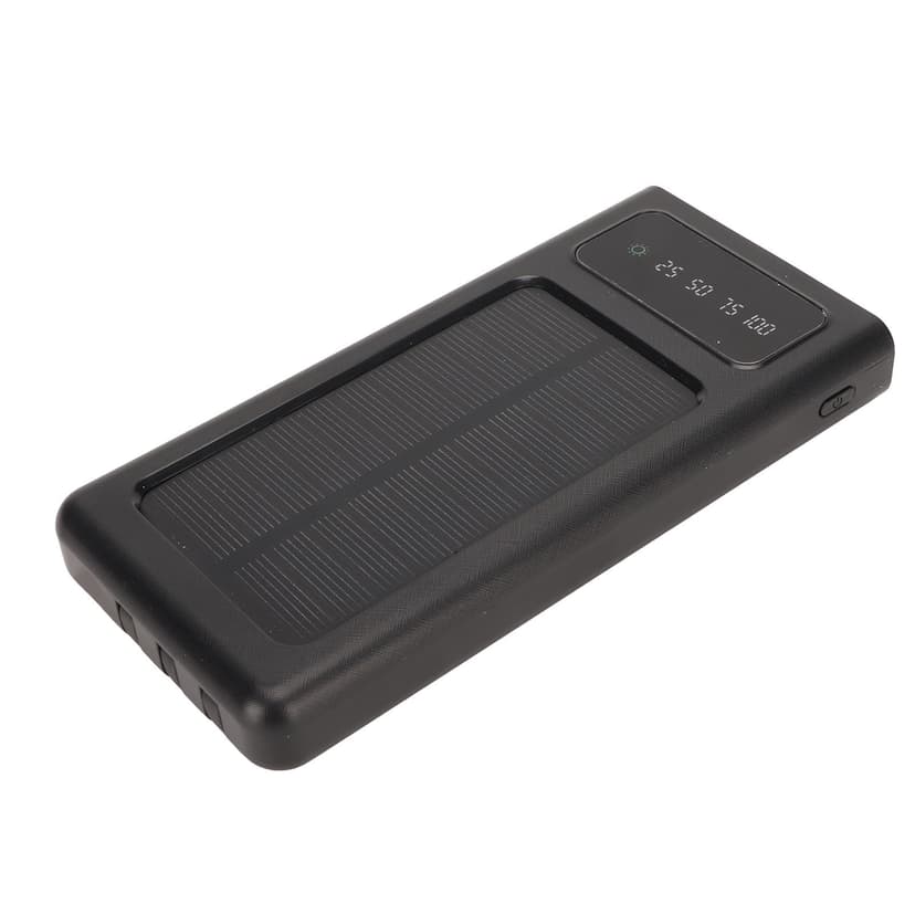 Solar Solar Power Bank Support Power Display Dual Output Ports Portable 20000mAh Solar Phone Charger with Flashlight