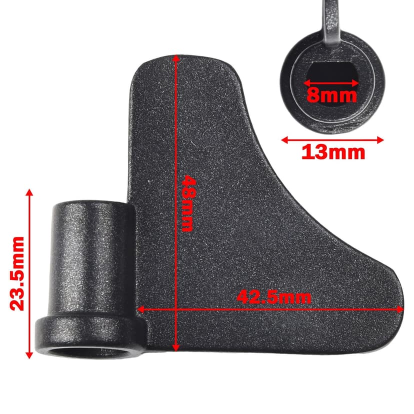 Aluminum Alloy Bread Maker Machine Kneading Mixing Blade Paddle Parts