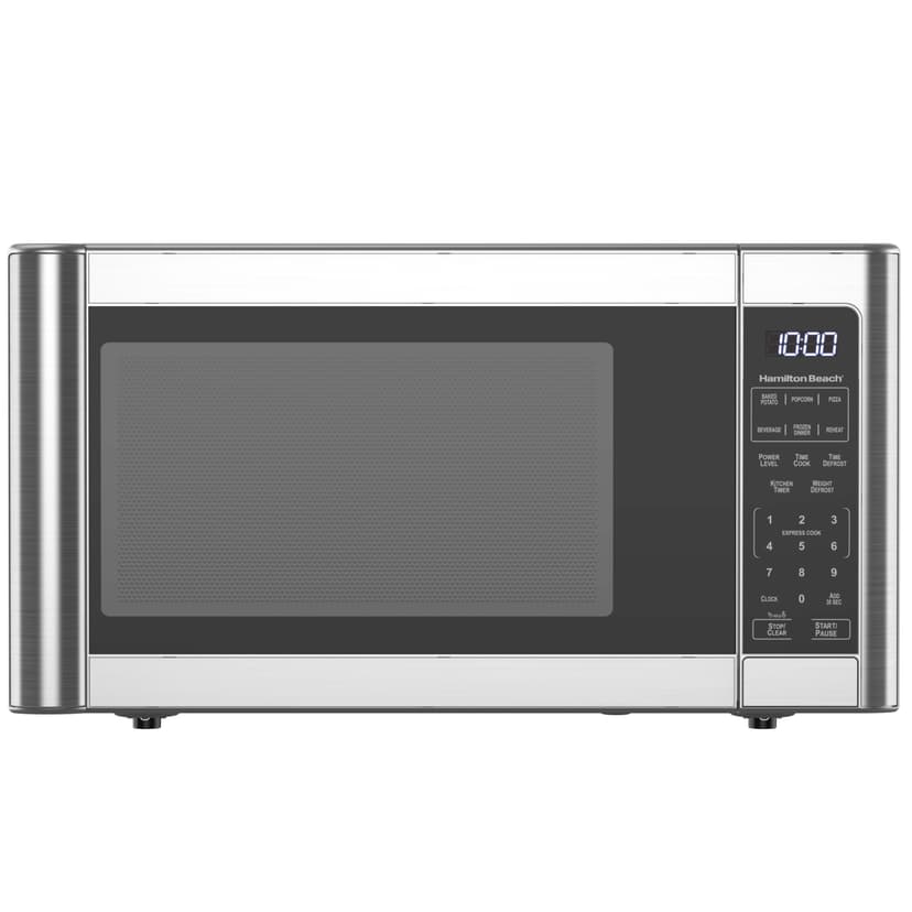 Hamilton Beach 1.1 Cu.ft. Stainless Steel Microwave, 10 Power Levels