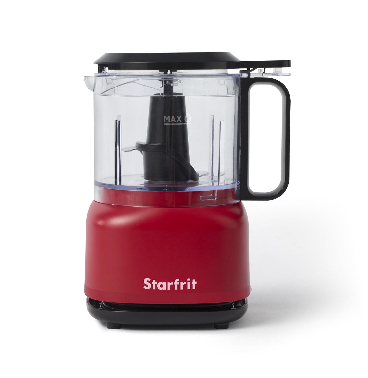 Starfrit Electric Food Chopper, 3.5-Cup BPA-Free Bowl, Stainless Steel Blade, One-Touch Pulse & On Modes, Compact Design, Dishwasher-Safe Parts, Non-Slip Feet, Easy Cord Storage
