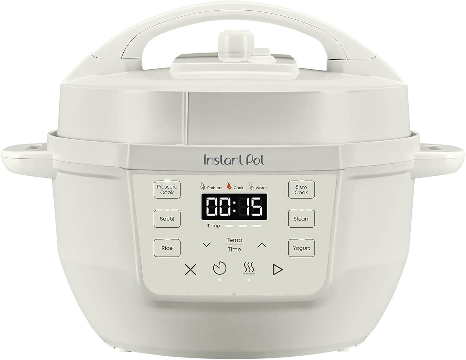 Instant Pot® RIO Mini 7-in-1 Multi-Cooker, PressureCooker, SlowCooker, RiceCooker, Steamer, Sauté, Yogurt Maker, & Warmer, Includes App With Over 2000 Recipes, 4QT, Sea Salt
