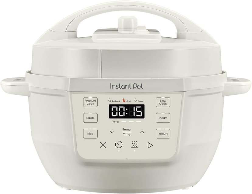 Instant Pot® RIO Mini 7-in-1 Multi-Cooker, PressureCooker, SlowCooker, RiceCooker, Steamer, Sauté, Yogurt Maker, & Warmer, Includes App With Over 2000 Recipes, 4QT, Sea Salt