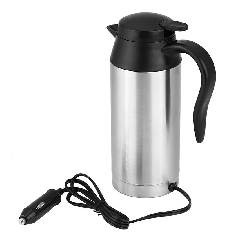 Car Electric Cup,750ml 12V Car Stainless Electric Water Kettle Car Electric Kettle Multi-Functional