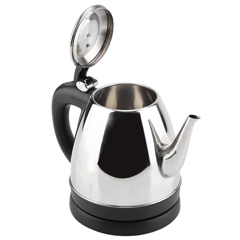 AMONIDA 1.2L Stainless Steel Electric Kettle Fast Water Heating Boiling Pot 220V