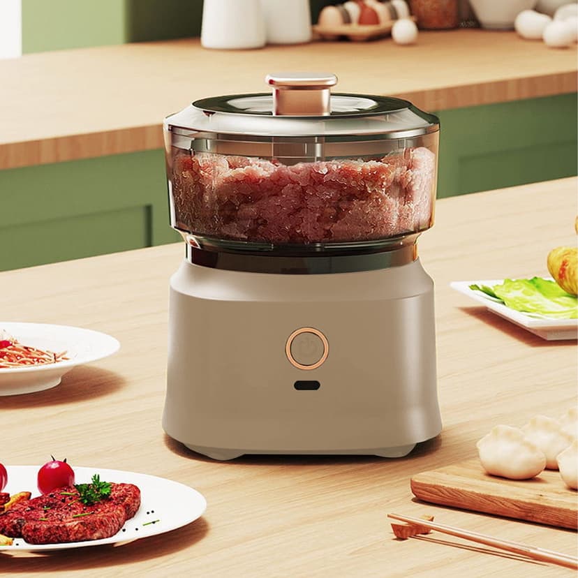 Rvkxad Wireless Garlic Chopper, Portable Mini Food Processor with USB Charging 350ML Capacity, Vegetable Chopper, Food Chopper