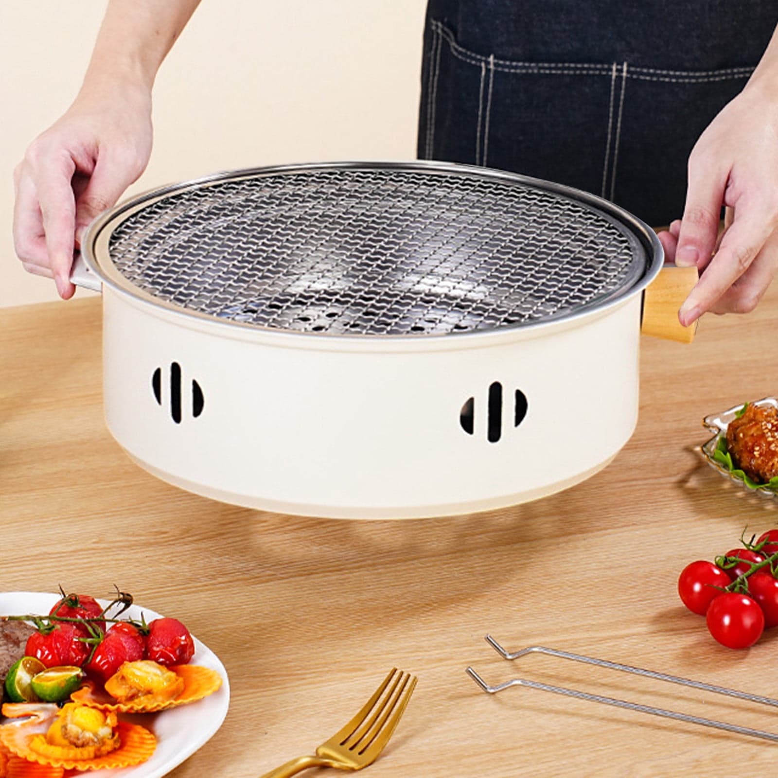 YHDSYY Big Sale! Stovetop Grill,-Nonstick At Home Korean BBQ Grill, Dishwasher Safe BBQ Grill Indoor With Drip Tray For Healthier Cooking Clearance Sales Today Deals Prime