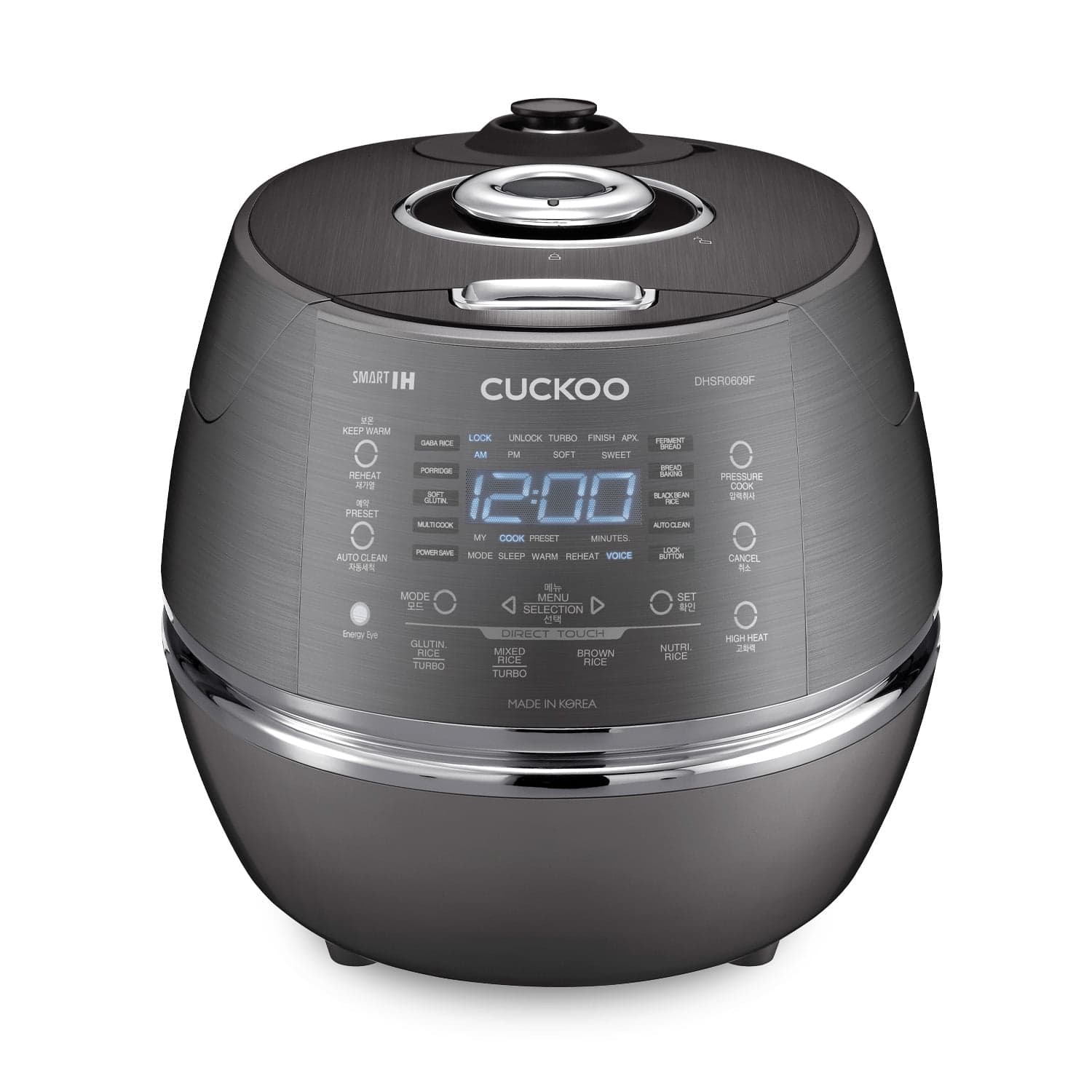 Cuckoo DHSR0609FD Electric Induction Heating Pressure Rice Cooker - Dark Gray