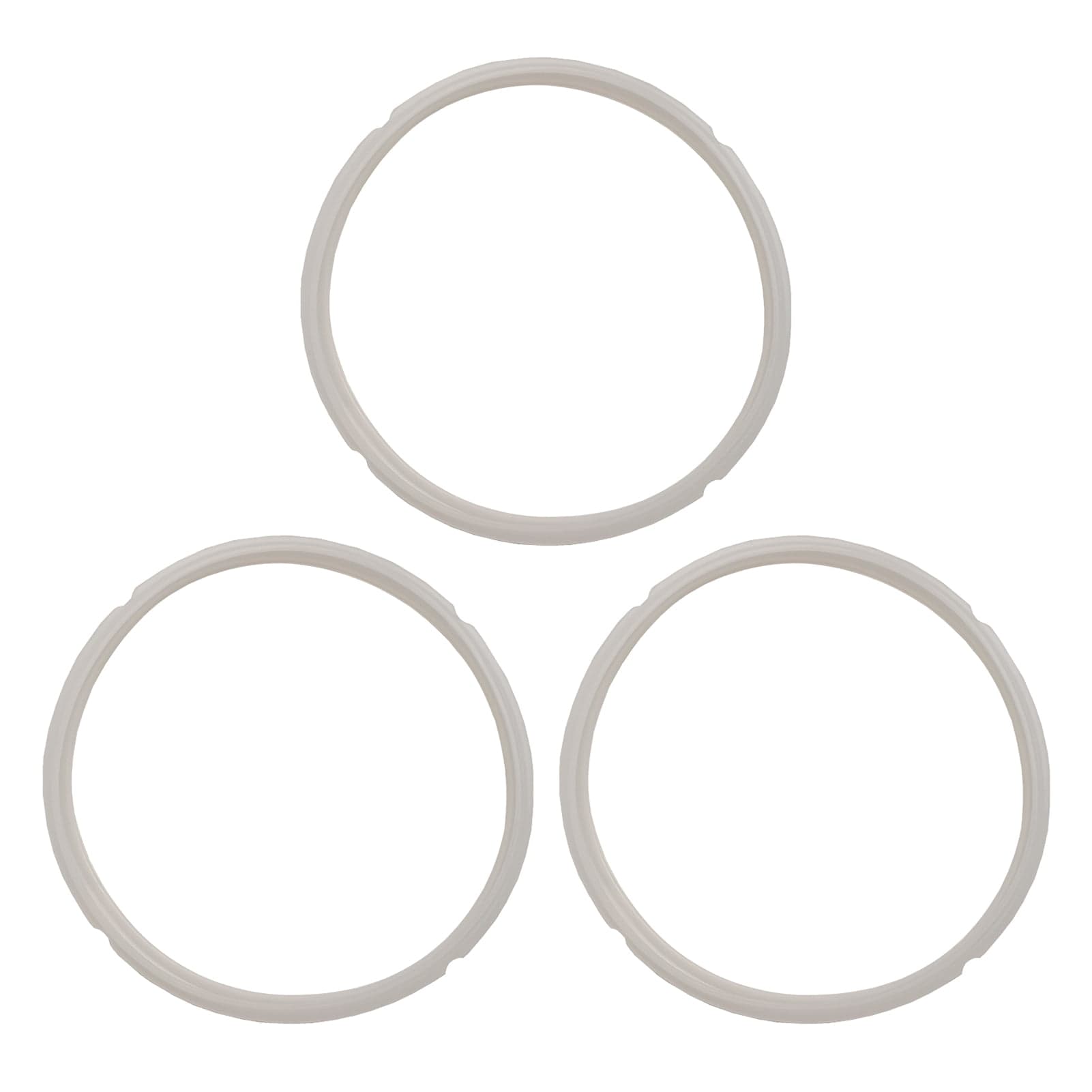 Hyasfey Food-Grade Silicone Sealing Rings for 5 6-Quart for Instant Pot BPA-Free Heat Resistant Pressure Cooker Silicone Seal Odor-Resistant Dishwasher Safe Replacement Seals