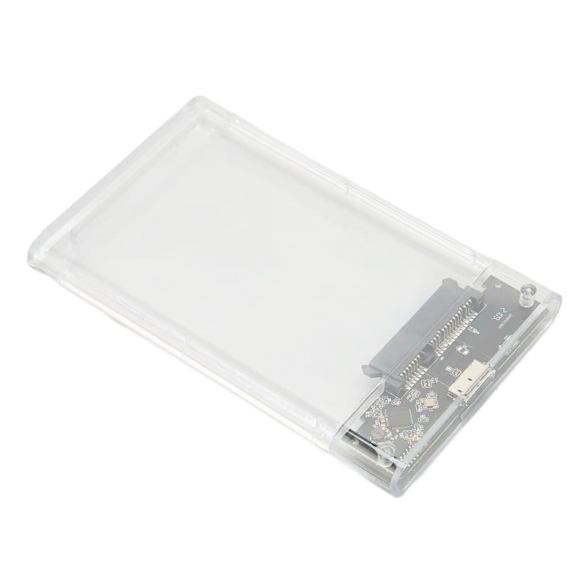 Hard Drive Enclosure,2.5in Transparent HDD Enclosure HHD Enclosure External Hard Drive Enclosure World-Class Design