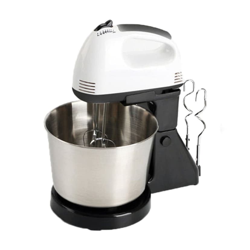 Handheld Electric Mixer With 7 Speed Settings 1.7 Liter Capacity 150 Watt Motor For Batter Milkshakes And Cream