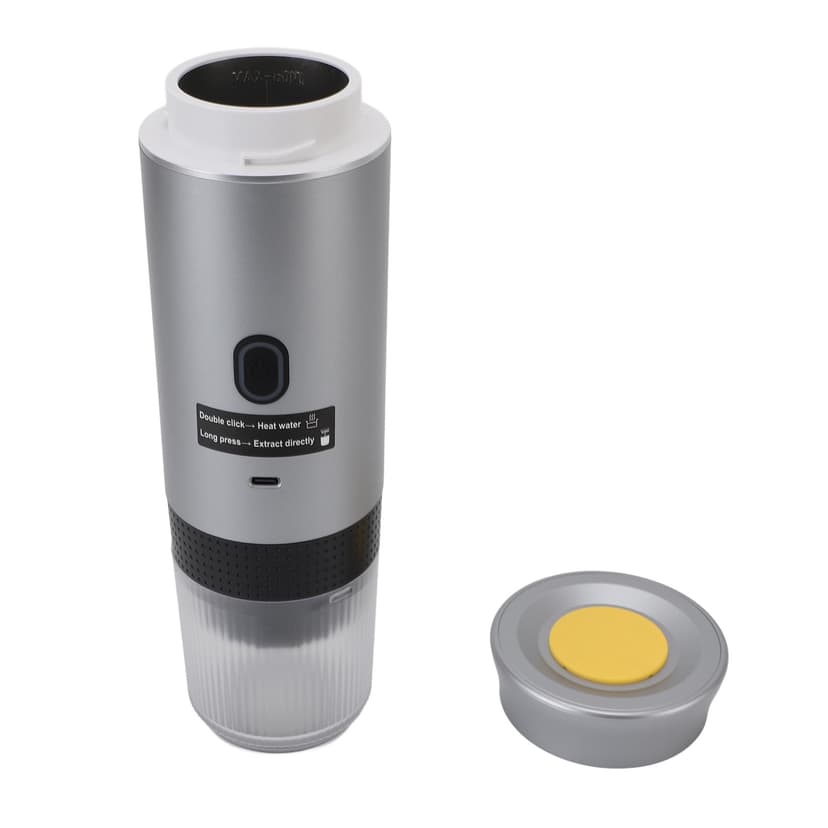 Portable Electric Coffee Maker, Automatic Heating 304 Stainless Steel Travel Coffee Machine for Hiking