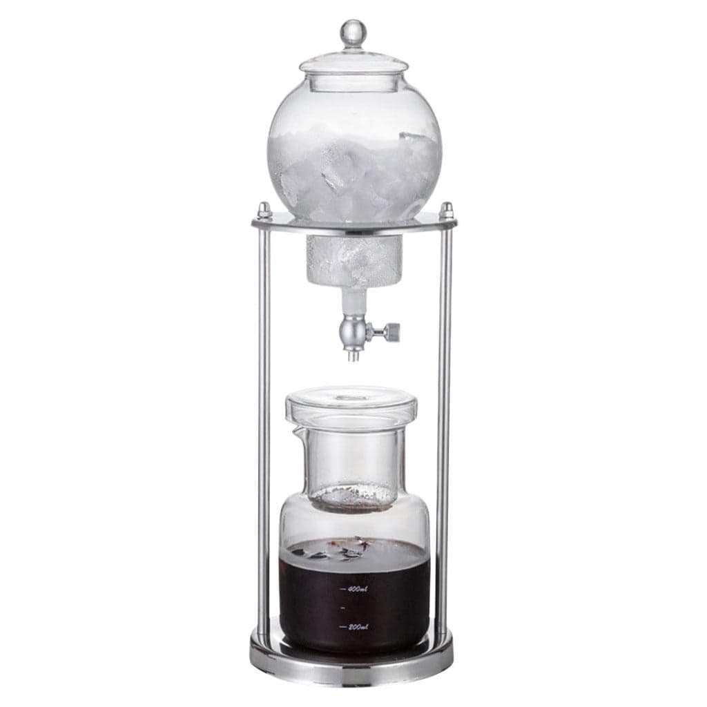 DOLITY 600ML Glass Ice Drip Coffee Maker with Reusable , Coffee Pot Coffee Kettle
