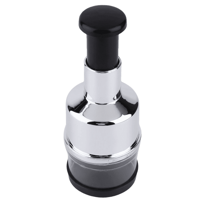 Kitchen Food Chopper Manual Garlic Mini Handheld Food Mincer Press Processor Stainless Minced Peeler Onion Crusher Tool for Home Outdoor