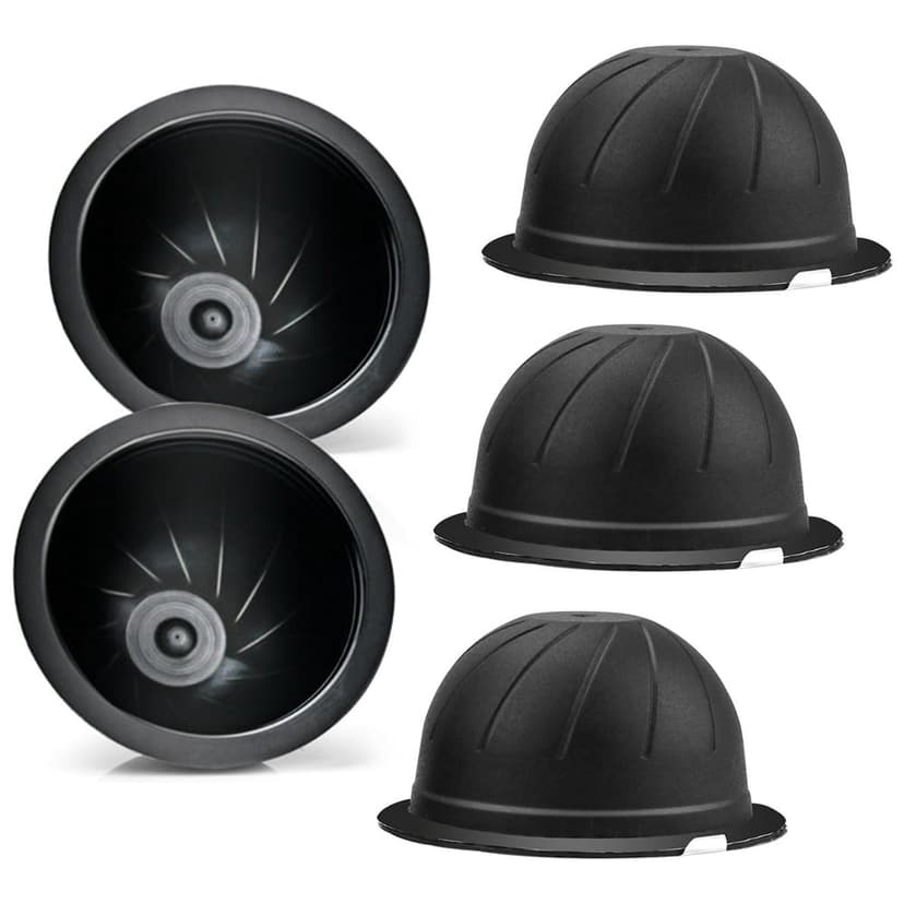 POINTERTECK 5PCS Refillable Vertuo Capsule 230ml Reusable Vertuo Pods BPA-Free Reusable Vertuo Coffee Capsule Pod for Nespresso Vertuoline Machine