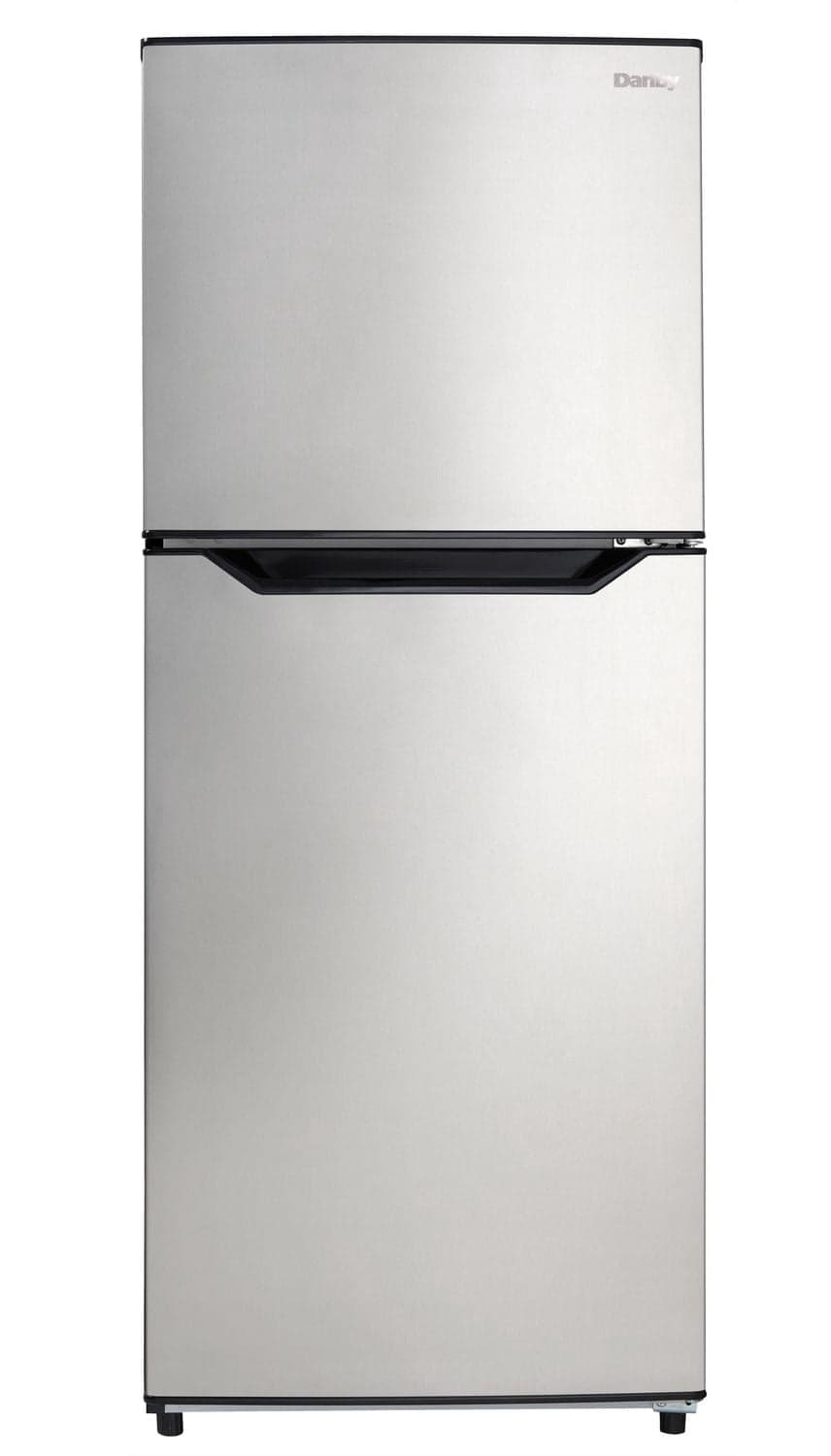 Danby DFF116B2SSDBL 11.6 cu. ft. Apartment Size Fridge Top Mount in Stainless Steel