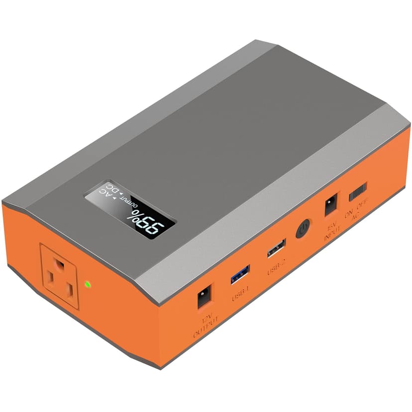 Portable Power Bank with AC Outlet, 65W 110V Portable Laptop Charger Battery Bank 23400mAh External Battery Pack Backup Power Source for Outdoor Tent