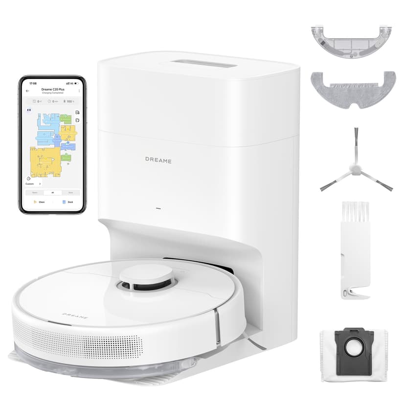 Dreame C20 Plus Robotic Vacuum, Mop and Auto Empty Station