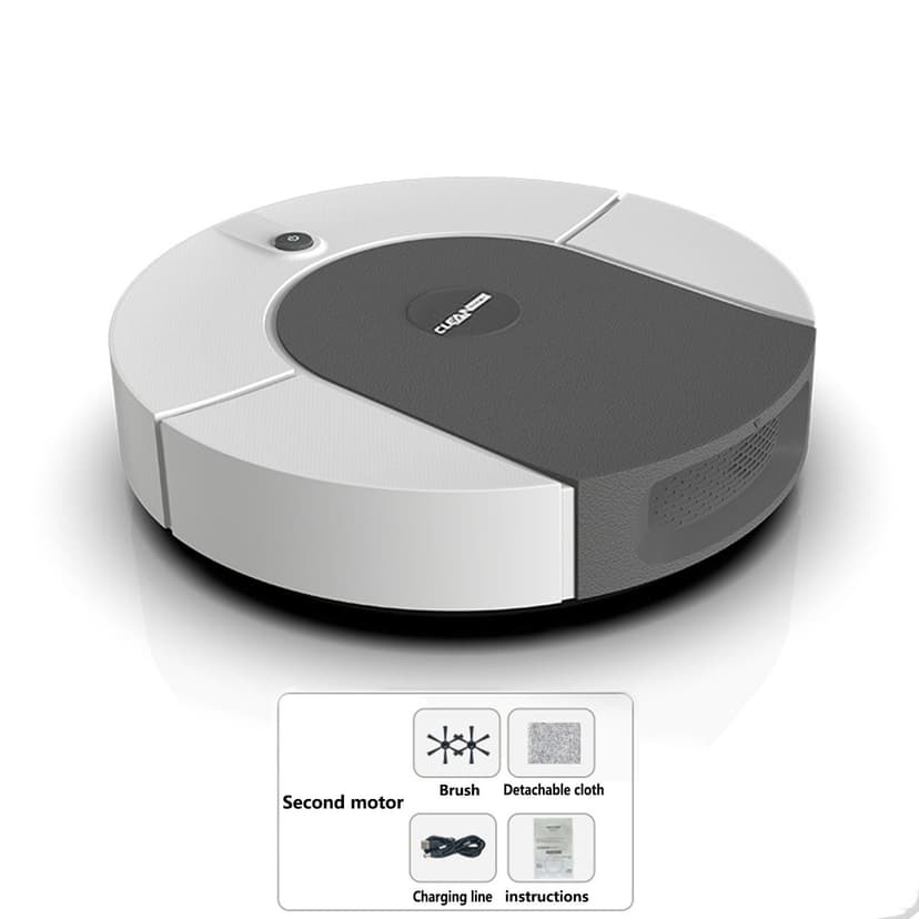 Wzzjkit Robot Vacuum and Mop, Sweeping Robot Intelligent Three-in-one Cleaning Machine Fully Automatic Household Charging Vacuum Cleaner, Robot Vacuum