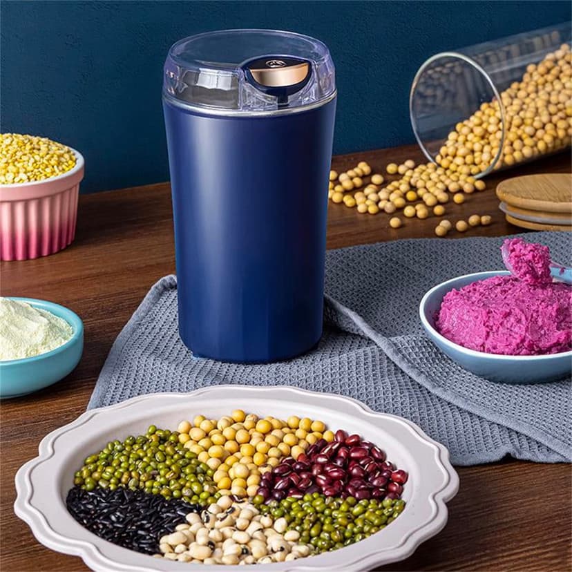 Chmadoxn Kitchen Gadgets, Kitchen Accessories, Kitchen Utensils, Coffee Grinder,200W Powerful Spice Grinder, Grinder Herb Grinder Coffee Beans Grinder For Spices,Herbs,Nut With Brush Grinder Grinder