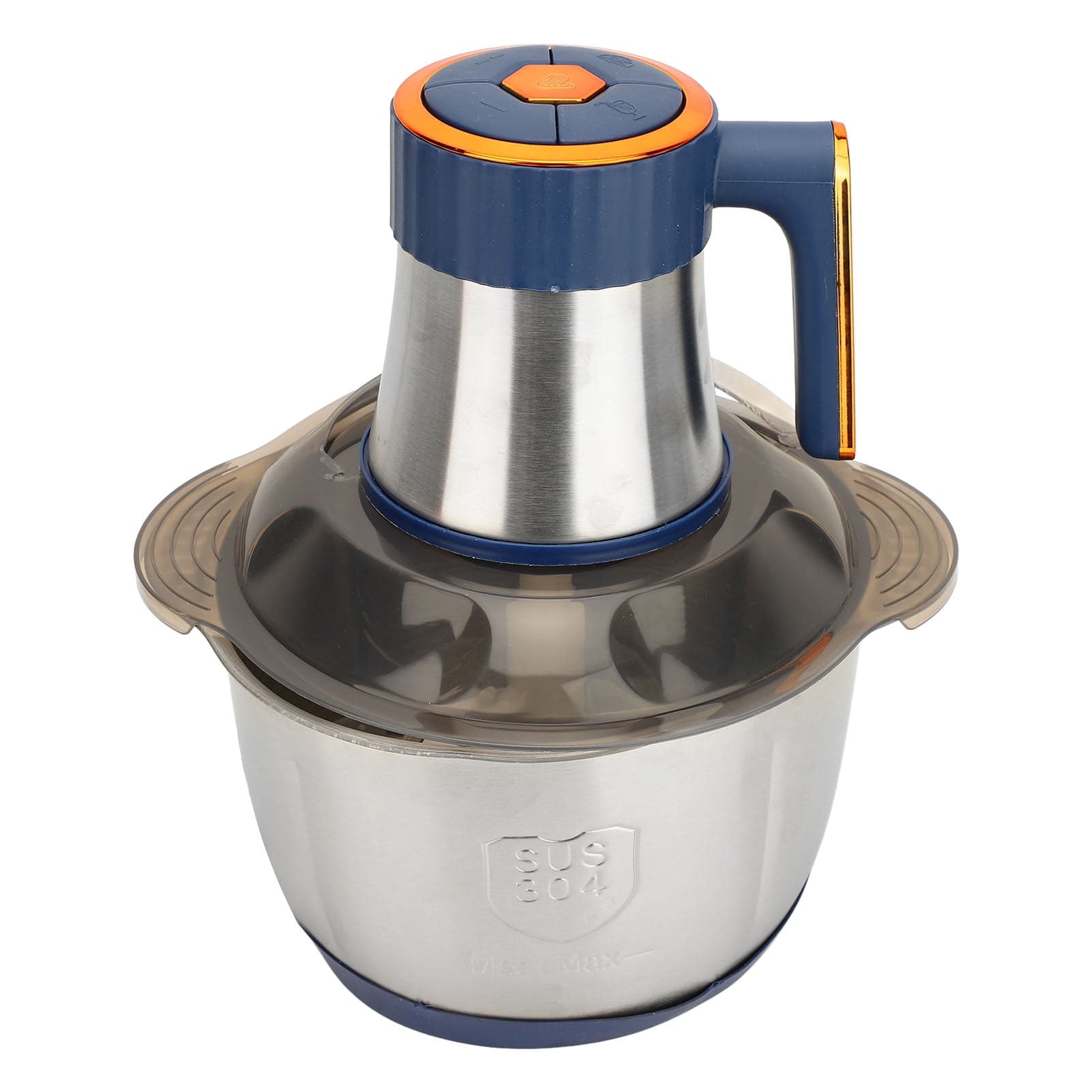 500W Electric Food Processor 5L Stainless Steel Large Capacity Multifunctional with Easy Cleaning for Home Kitchen
