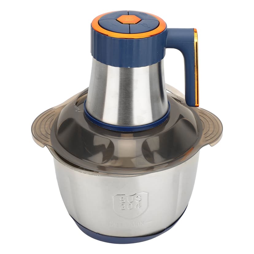 Food Processor, Stainless Steel Vegetable Chopper 500W Detachable Labor Saving Electric Food Chopper for Meat Vegetable