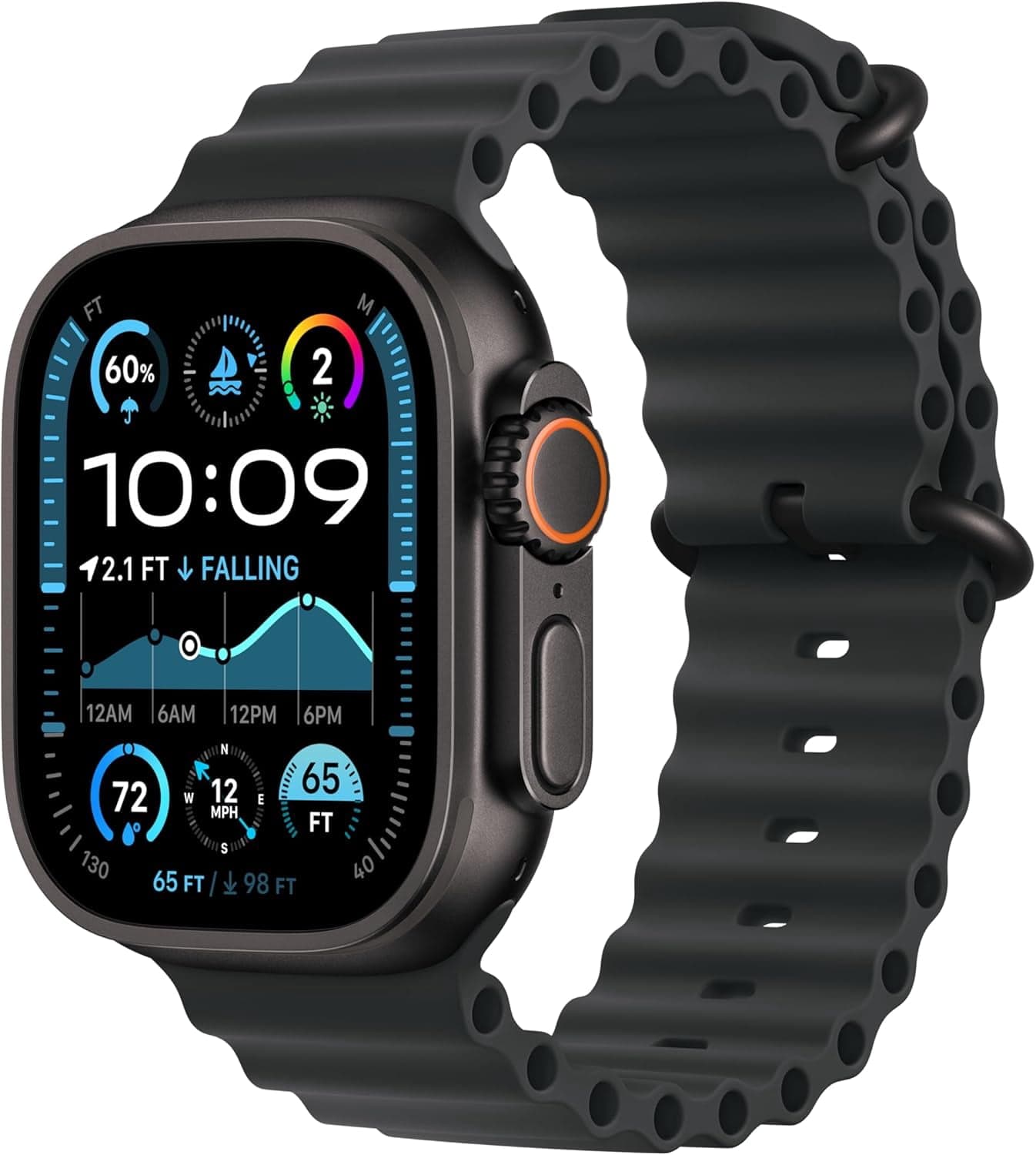 Refurbished Apple Watch Ultra 2 (2023) Titanium 49mm A2986 (GPS + Cellular) Black (Grade A+)