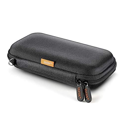 External Hard Drive Case - Shockproof EVA Carrying Case for WD My Passport Element Seagate Expansion Backup Toshiba - High Protection Portable Travel Electronic Power Bank Bag (Black)