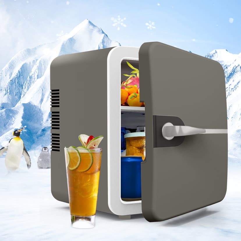 Apmemiss Christmas Gifts Clearance 6L Car Refrigerator Mini Refrigerator Small Refrigerator Mini Car Refrigerator Car Home Beauty Refrigerator