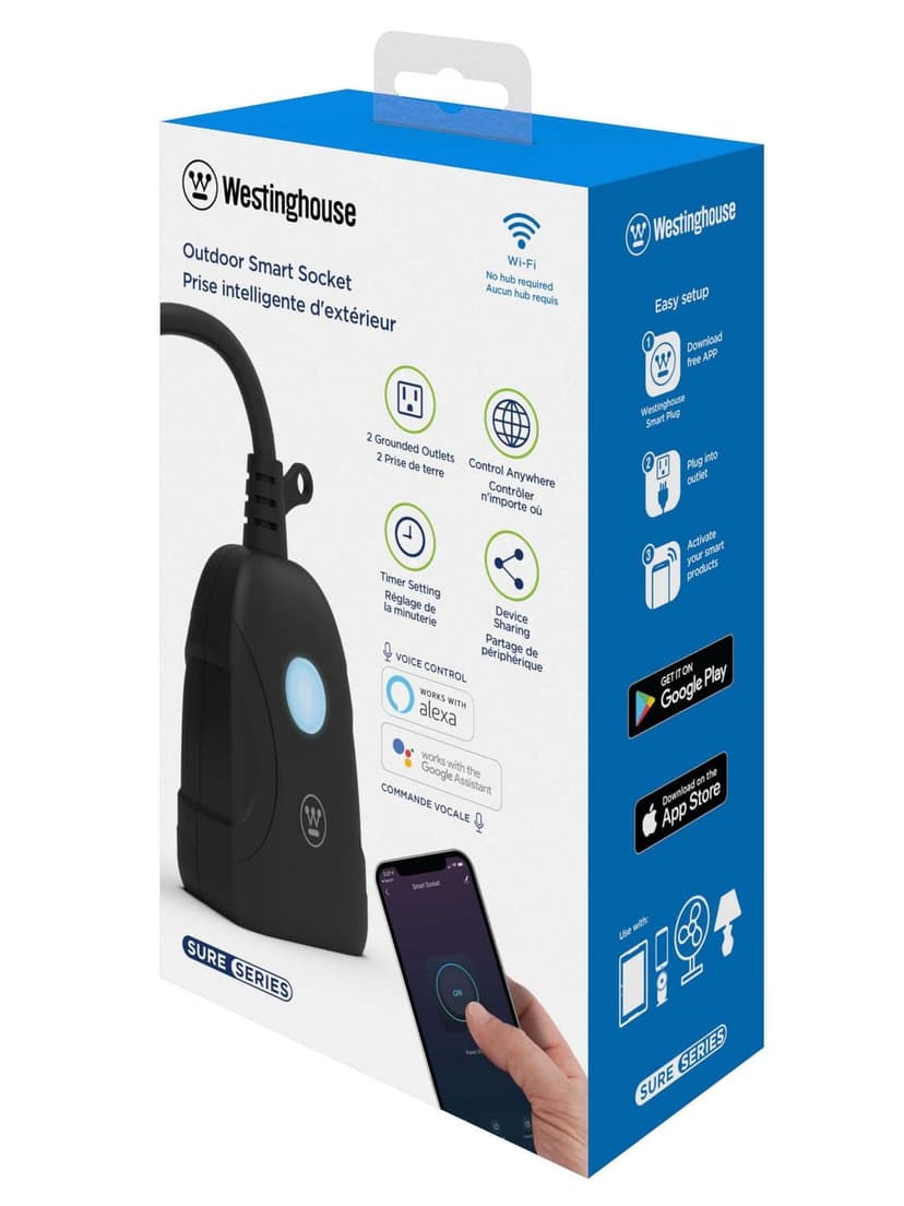 Westinghouse 2-Out Outdoor WiFi Smart Plug