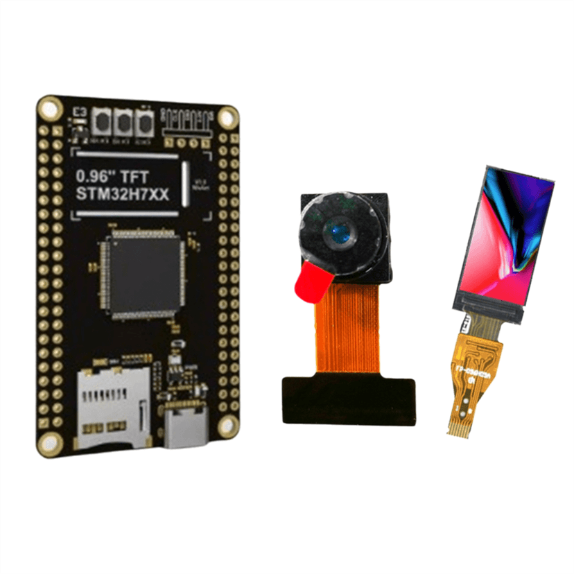 STM32H7 Core Board+0.96 Inch Screen+OV7725 Lens STM32H750VBT6 Development Board STM32 Minimum System Board