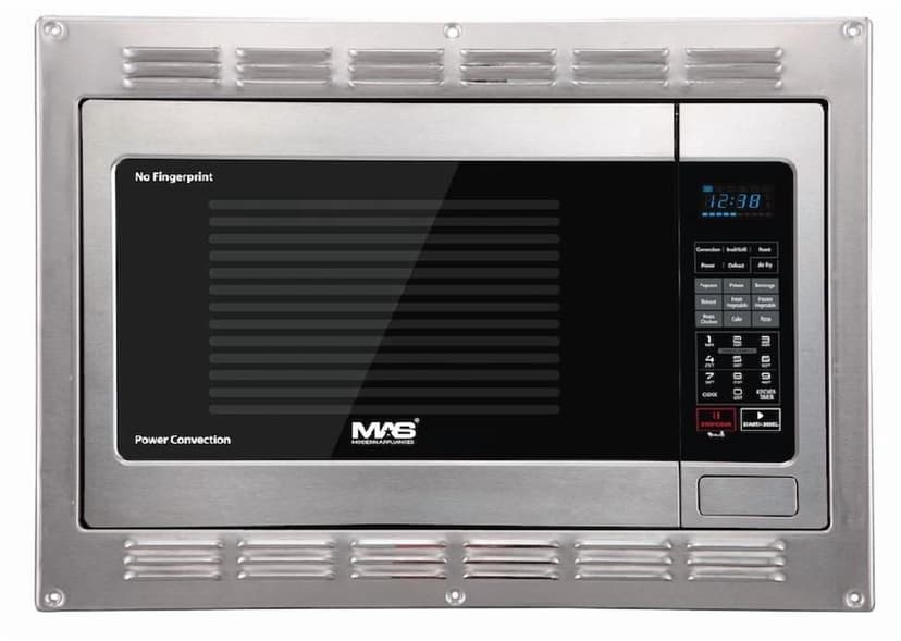 Contoure Microwave Oven RV-200S-CON MAS; 1.1 Cubic Foot Capacity; 1000 Watts Cooking Power/1500 Watts Input Power; Blue LED Display And One Touch Preset; Convection Oven; Smart Air Fryer