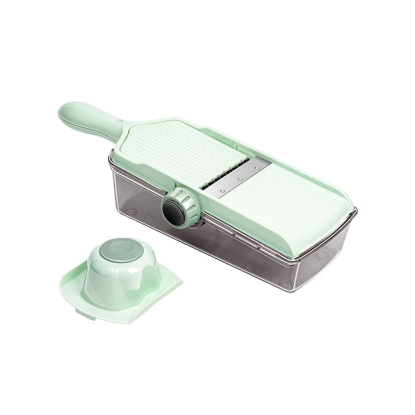 Vegetable Slicer And Shredder Tool With Stainless Steel Blades And Plastic Body 7.87 in x 5.90 in x 3.93 in