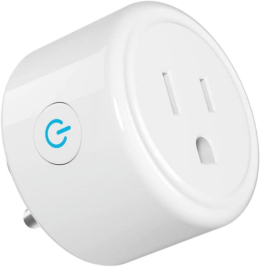 Mini Smart Plug Compatible with Alexa and Google Home, WiFi Outlet Socket Remote Control with Timer Function, Only Supports 2.4GHz Network, No Hub Required, ETL FCC Listed (1 Pack)