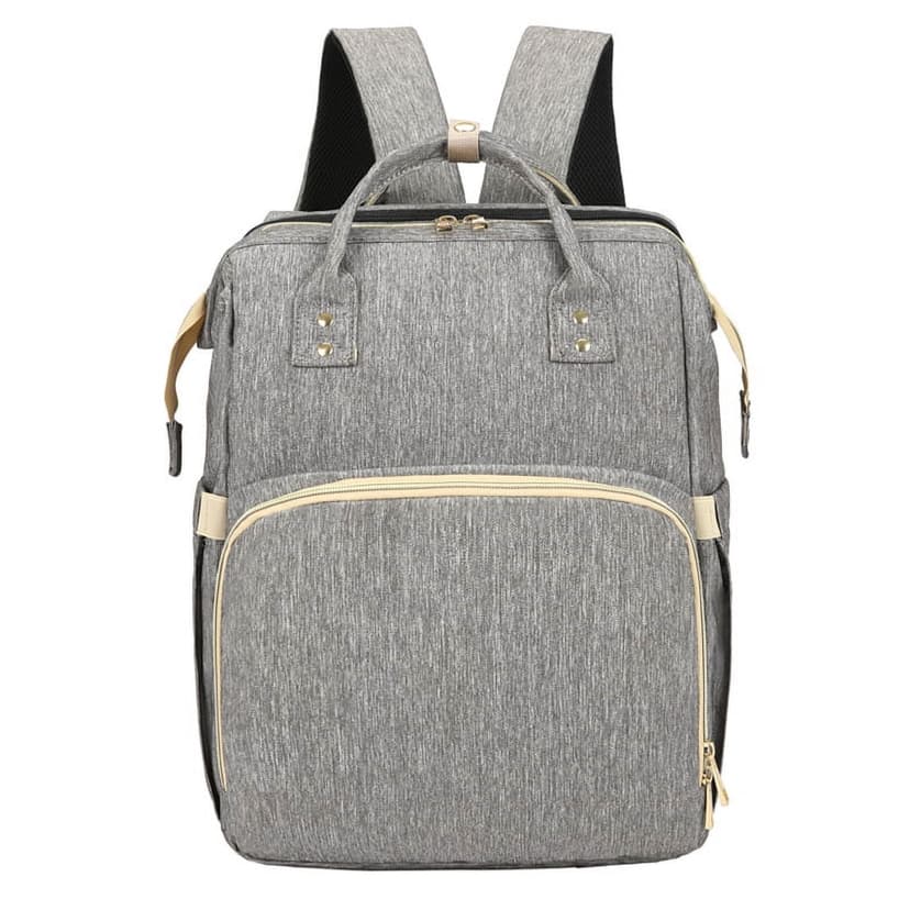 Multifonction maman bébé couche noir sac à langer sac à dos bébé sac à langer sac à dos portable lit de bébé sommeil élégant sac à couches