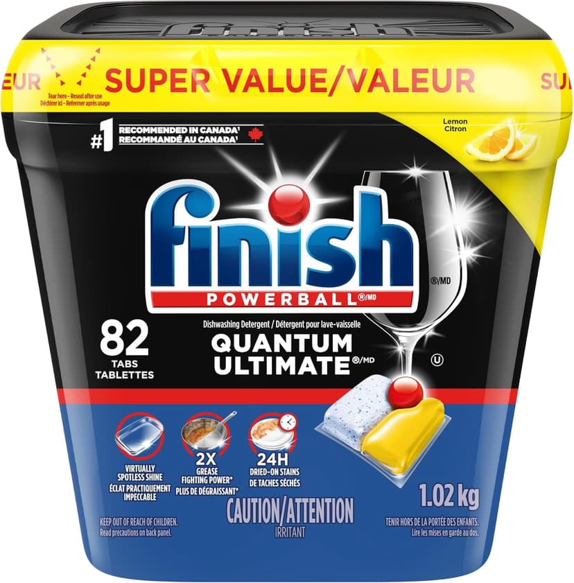FINISH® - QUANTUM ULTIMATE® Lemon 82 ct