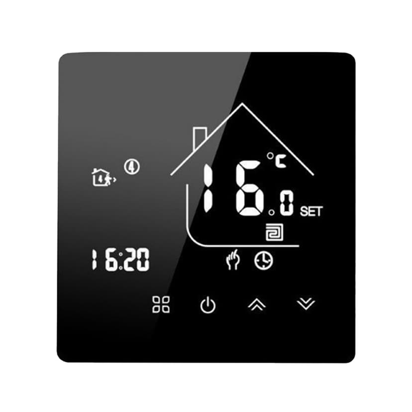 WIFI smart thermostat programmable electric floor heating radiator thermostat APP and touch control indoor thermostat LCD display digital thermostat