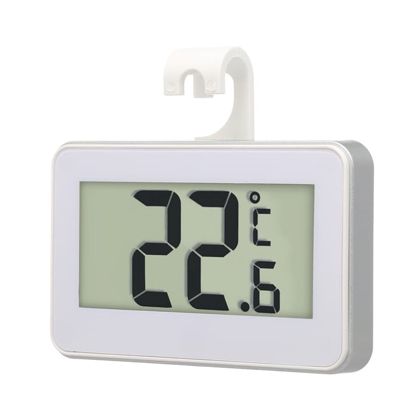 Amdohai Digital LCD Refrigerator Thermometer Fridge Freezer Thermometer with Adjustable Stand Magnet Frost Alert Home Use