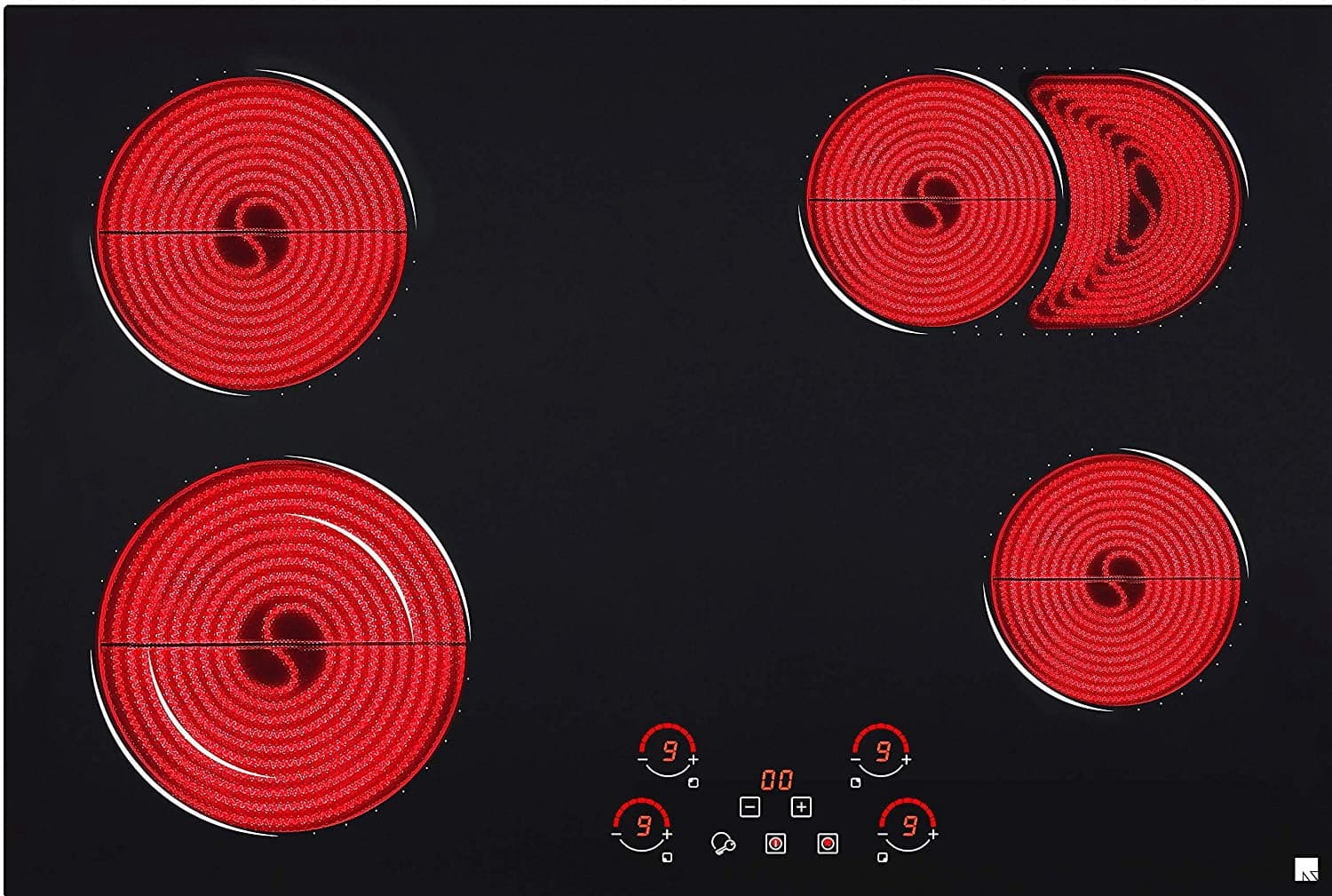 Ramblewood 4 Burner 30" Electric Cooktop, EC4-70