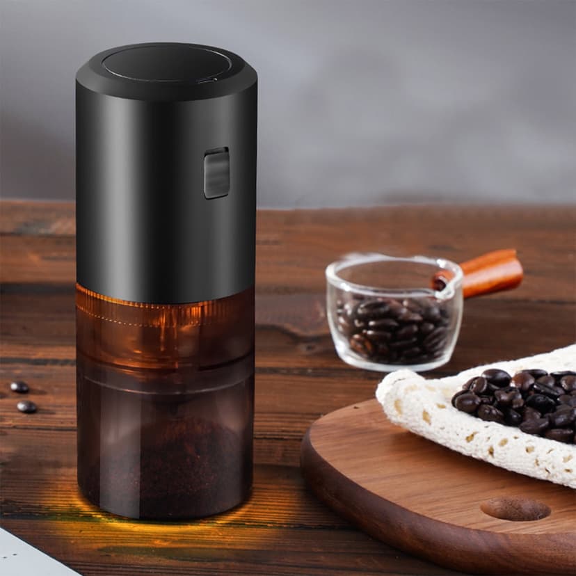 TopLLC Electric Coffee Grinder with Adjustable Coarseness and Ceramic Burrs