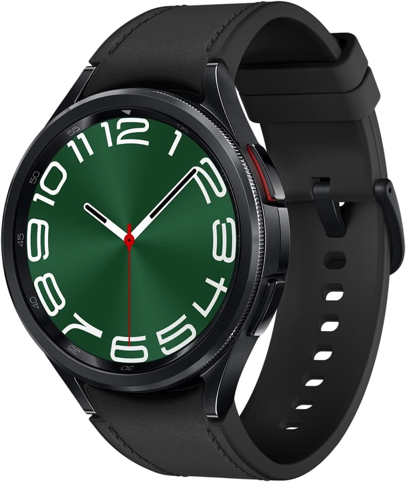 Samsung Galaxy Watch6 Classic (GPS) 47mm Smartwatch with Heart Rate Monitor Black - Open Box